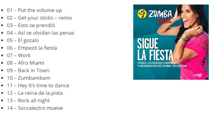 música para Zumba
