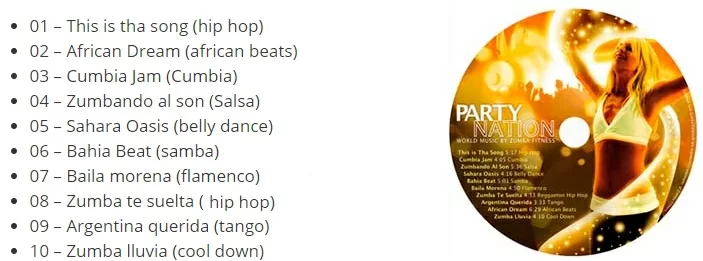 música para Zumba