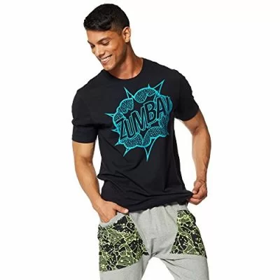 camisetas zumba para hombre